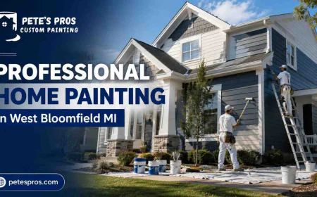Professional Home Painting in West Bloomfield, MI: Choosing the Right Painting Experts
