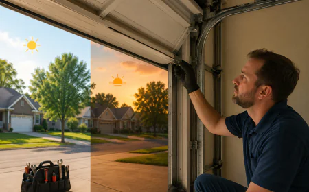 Why Your Garage Door Feels Fine in the Morning but Starts Binding Later in the Day