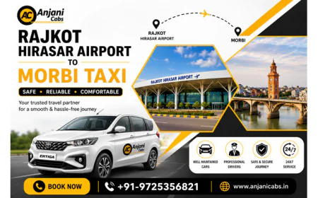 Rajkot Hirasar Airport to Morbi Taxi – Safe & Reliable Cab Booking