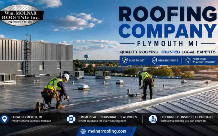 Trusted Roofing Company Plymouth MI for Residential & Commercial Roofing