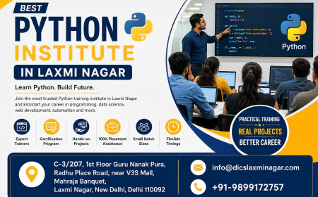 Best Python Institute in Laxmi Nagar | DICS
