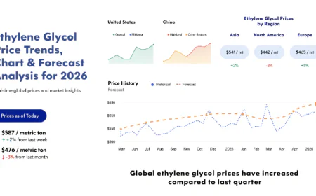 Ethylene Glycol Prices 2026: Price Chart and Forecast