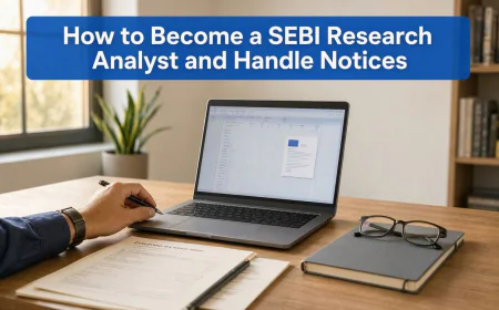 How to Become a SEBI Research Analyst and Handle Notices