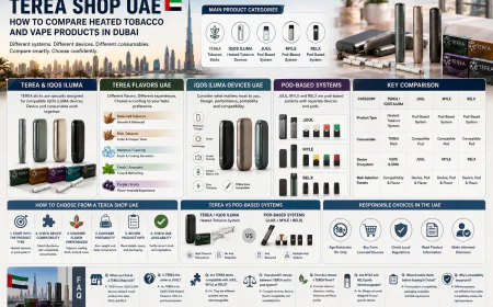 TEREA Shop UAE: How to Compare Heated Tobacco and Vape Products in Dubai