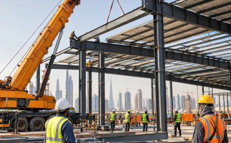 Steel Structure Erection in UAE: A Guide to Modern Construction