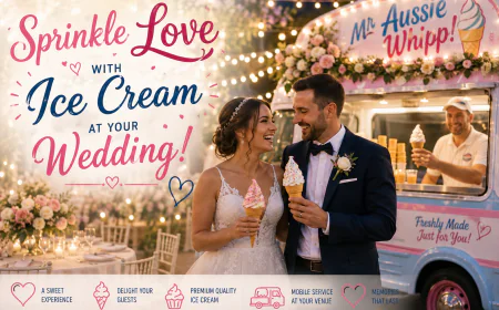 Why Ice Cream Cart Hire in Perth Is Perfect for Modern Weddings
