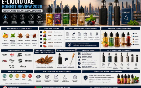 E-Liquid UAE Honest Review 2026: Tested Flavors, Quality, and Overall Experience