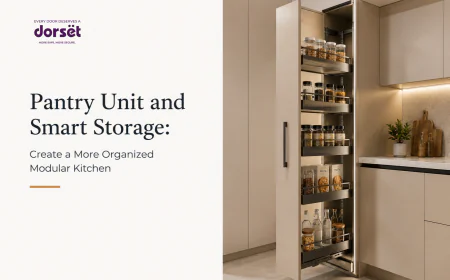 Pantry Unit and Smart Storage: Create a More Organized Modular Kitchen
