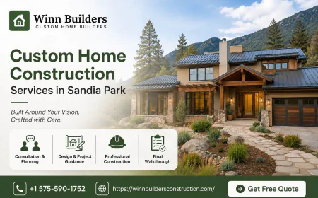 How Custom Home Construction Services in Sandia Park Work