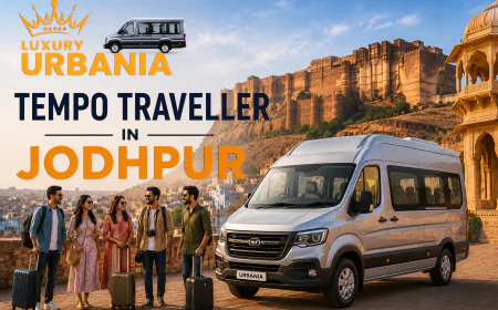 Tempo Traveller in Jodhpur for Comfortable Group Travel
