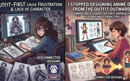 I Stopped Designing Anime OCs from the Outfit Outward