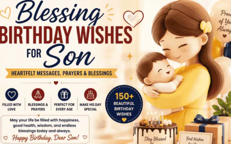 Blessing Birthday Wishes for Son: Heartfelt Messages, Prayers & Love