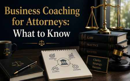 Why Business Coaching for Attorneys Works So Well