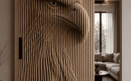 Custom Wooden Doors Inspired by Art and Nature