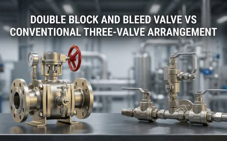 Double Block and Bleed Valve vs Three-Valve Arrangement