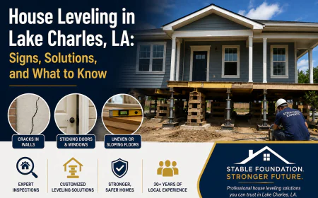 House Leveling in Lake Charles, LA: Signs, Solutions, and What to Know