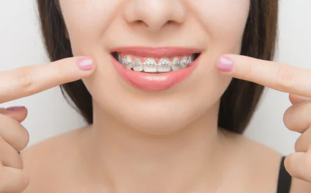 Dental Braces for Closing Gaps Between Teeth