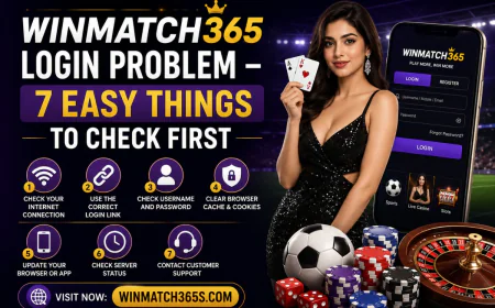 Winmatch365 Login Problem - 7 Easy Things to Check First