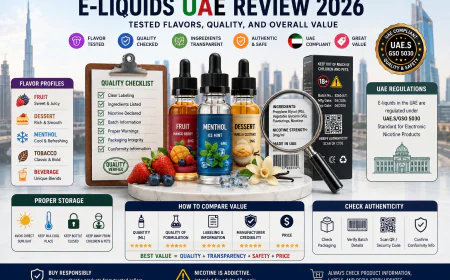 E-Liquids UAE Review 2026: Tested Flavors, Quality, and Overall Value