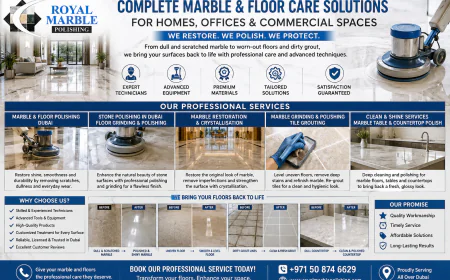 Expert Stone Polishing and Floor Grinding Service in Dubai