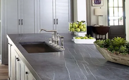 Grey Marble Kitchen Worktops: Veining, Tone and Pairing Cabinetry