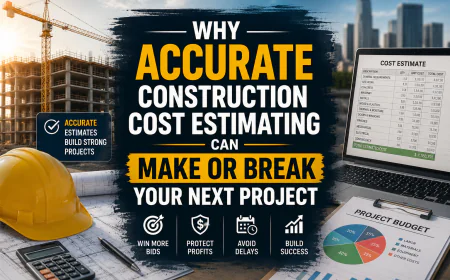 Why Accurate Construction Cost Estimating Can Make or Break Your Next Project