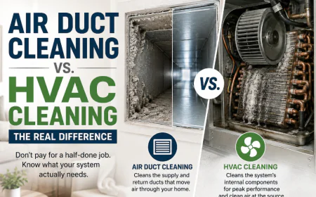 Air Duct Cleaning vs. HVAC Cleaning: What's the Difference?