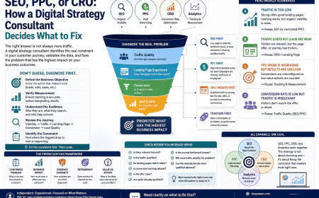 SEO, PPC, or CRO: How a Digital Strategy Consultant Decides What to Fix