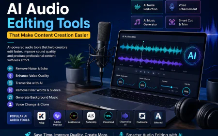 AI Audio Editing Tools That Make Content Creation Easier