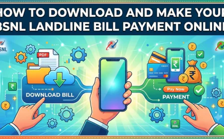 How To Download And Make Your BSNL Landline Bill Payment Online
