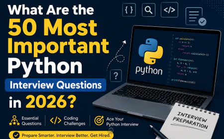 What Are the 50 Most Important Python Interview Questions in 2026?