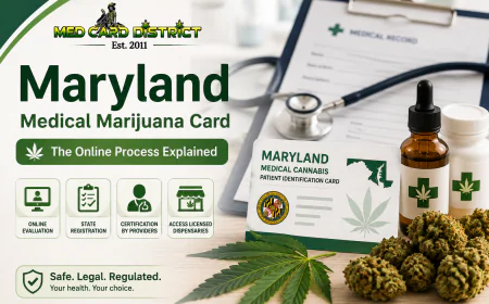 Maryland Medical Marijuana Card: What the Online Process Looks Like