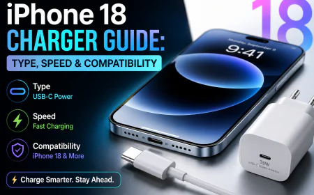 iPhone 18 Charger Guide: Type, Speed & Compatibility