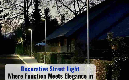 Decorative Street Lights: Enhancing Streets with Style, Safety & Efficiency