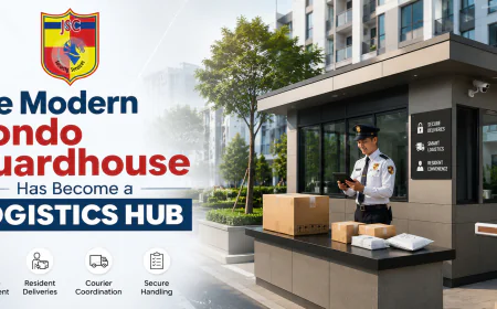 The Modern Condo Guardhouse Has Become a Logistics Hub