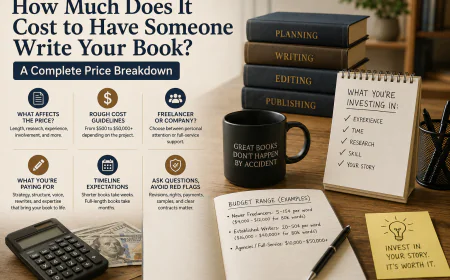 How Much Does It Cost to Hire a Book Writer? (2026 Price Guide)
