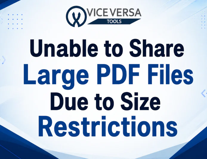 Unable to Share Large PDF Files Due to Size Restrictions