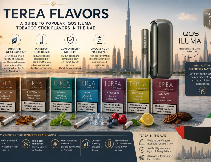 TEREA Flavors: A Guide to Popular IQOS ILUMA Tobacco Stick Flavors in the UAE