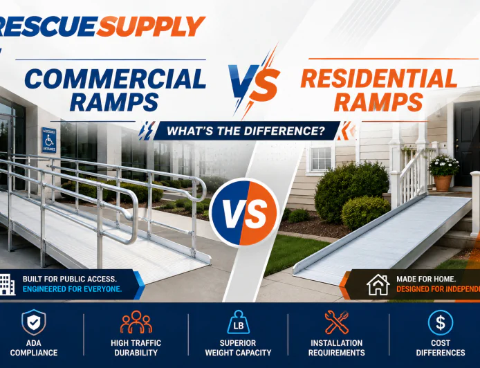 Commercial Ramps vs Residential Ramps: What's the Difference?