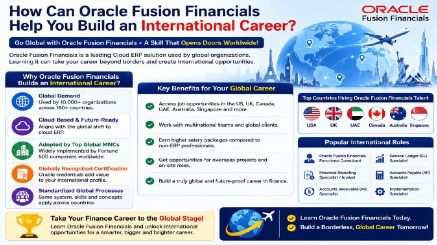 How Can Oracle Fusion Financials Help You Build an International Career?