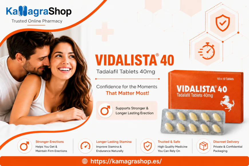 Vidalista 40 mg: Uses, Benefits, Dosage & Side Effects