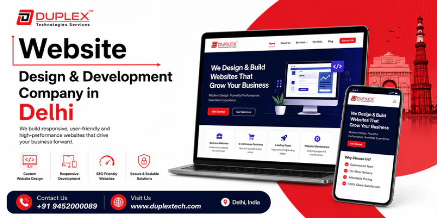 Website Design & Development Company in Delhi with UI/UX Excellence
