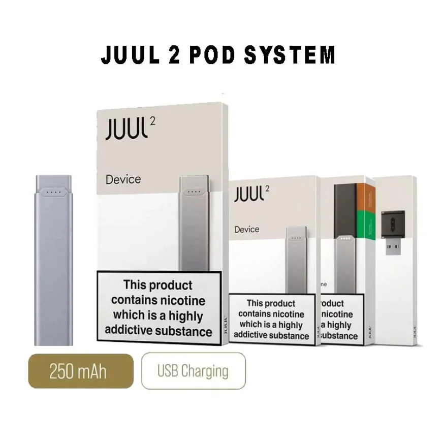 JUUL 2 Slate Grey 250mAh Pod Device Kit UAE – Modern Style Meets Reliable Performance
