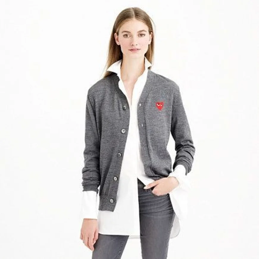 Cardigan Season Meets Comme des Garcons Design Magic