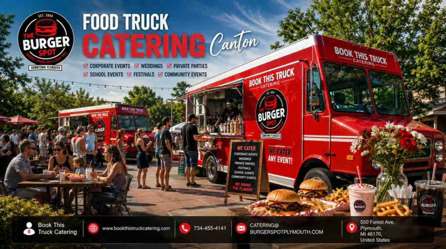 Food Truck Catering Canton | Food Truck Catering for Birthday Party | Burger Catering Truck | Party Food Truck Catering