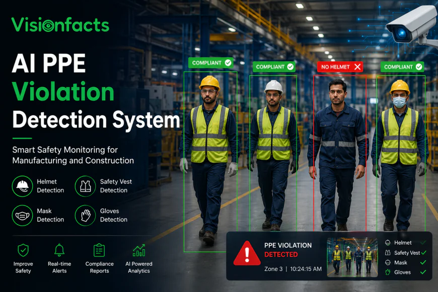 AI PPE Violation Detection System Enhancing Workplace Safety with Smart AI Solutions