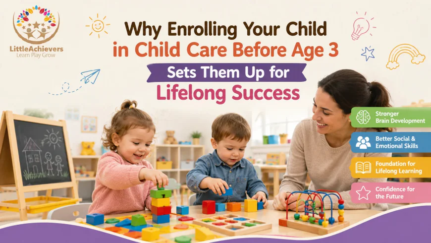 Why Enrolling Your Child in Child Care Before Age 3 Sets Them Up for Lifelong Success