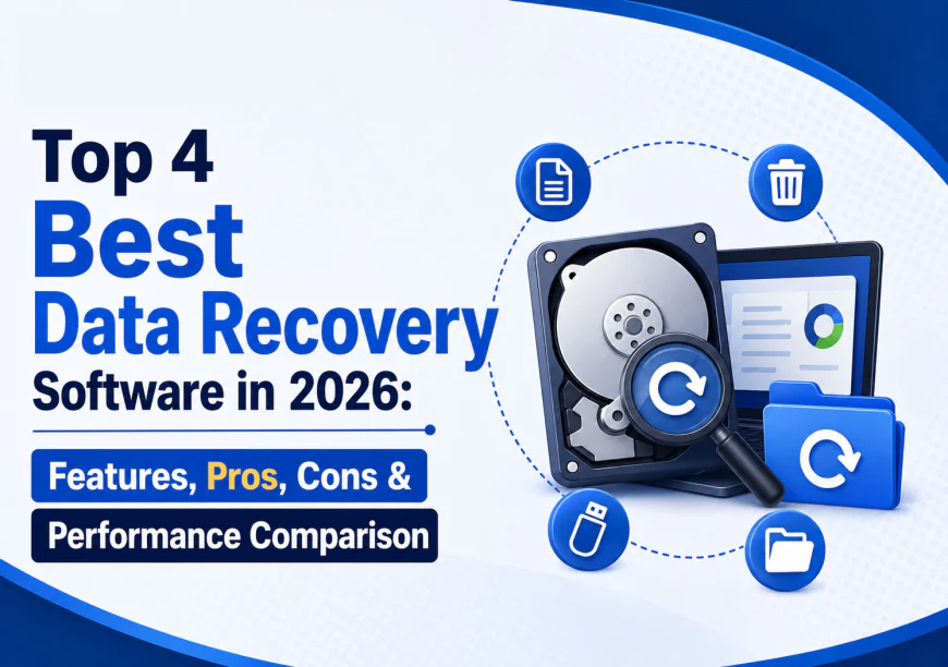 Top 4 Best Data Recovery Software in 2026: Features, Pros, Cons & Performance Comparison