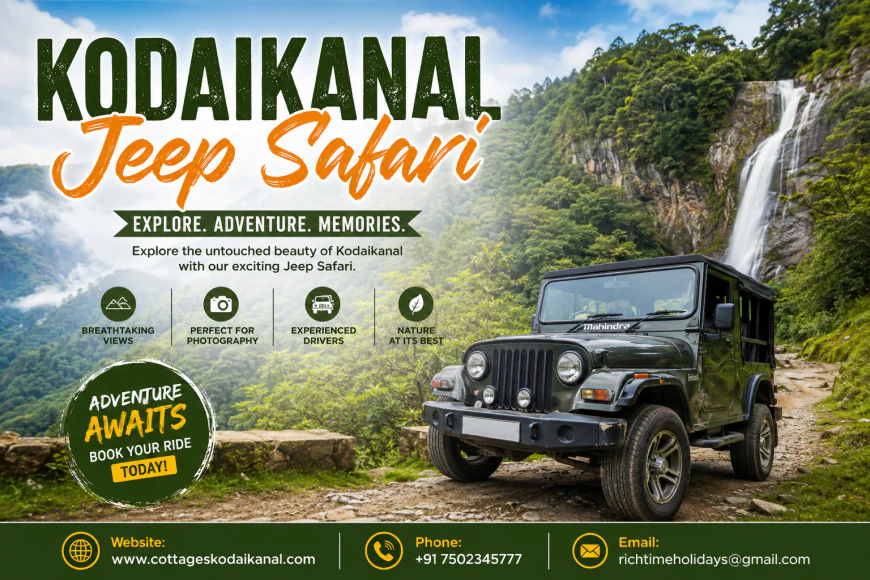 Jeep Safari in Kodaikanal: Pricing, Packages, and Off-Road Adventure Access