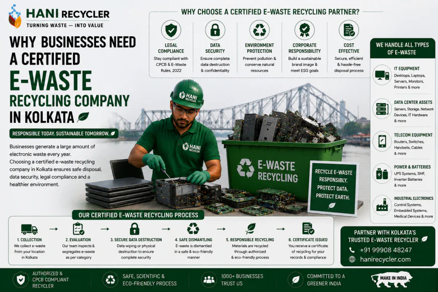 Why Businesses Need a Certified E-Waste Recycling Company in Kolkata
